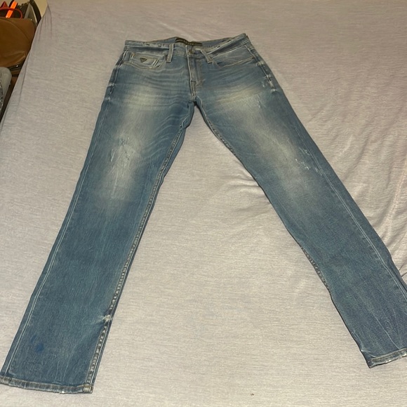 Guess Mens Slim Tapered Jeans - Picture 2 of 7
